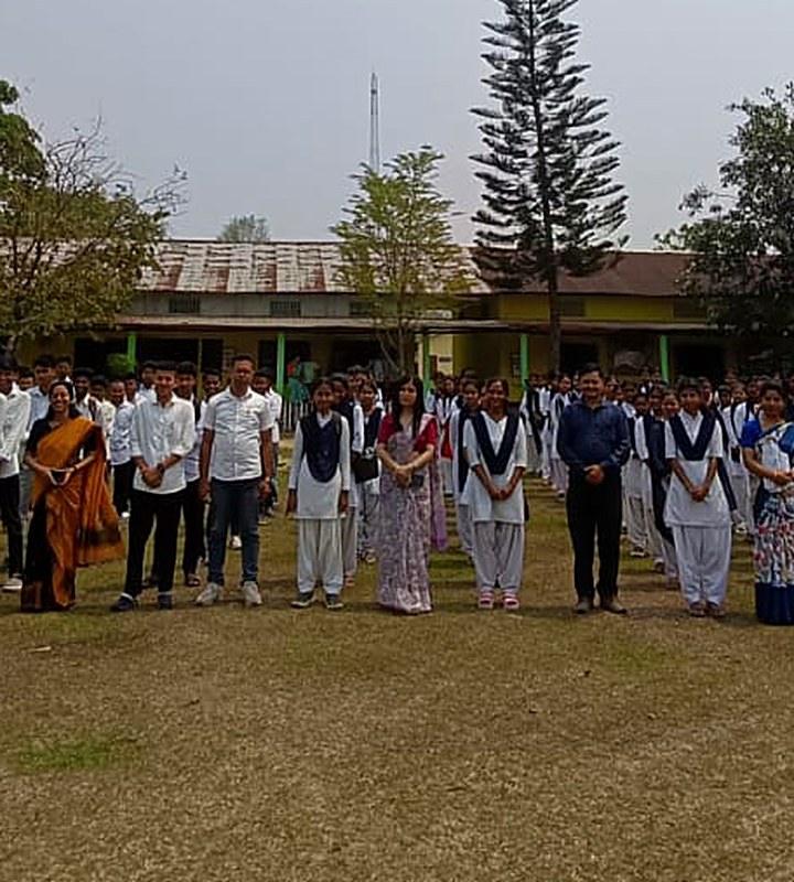 Students at Golaghat Purbanchalik College